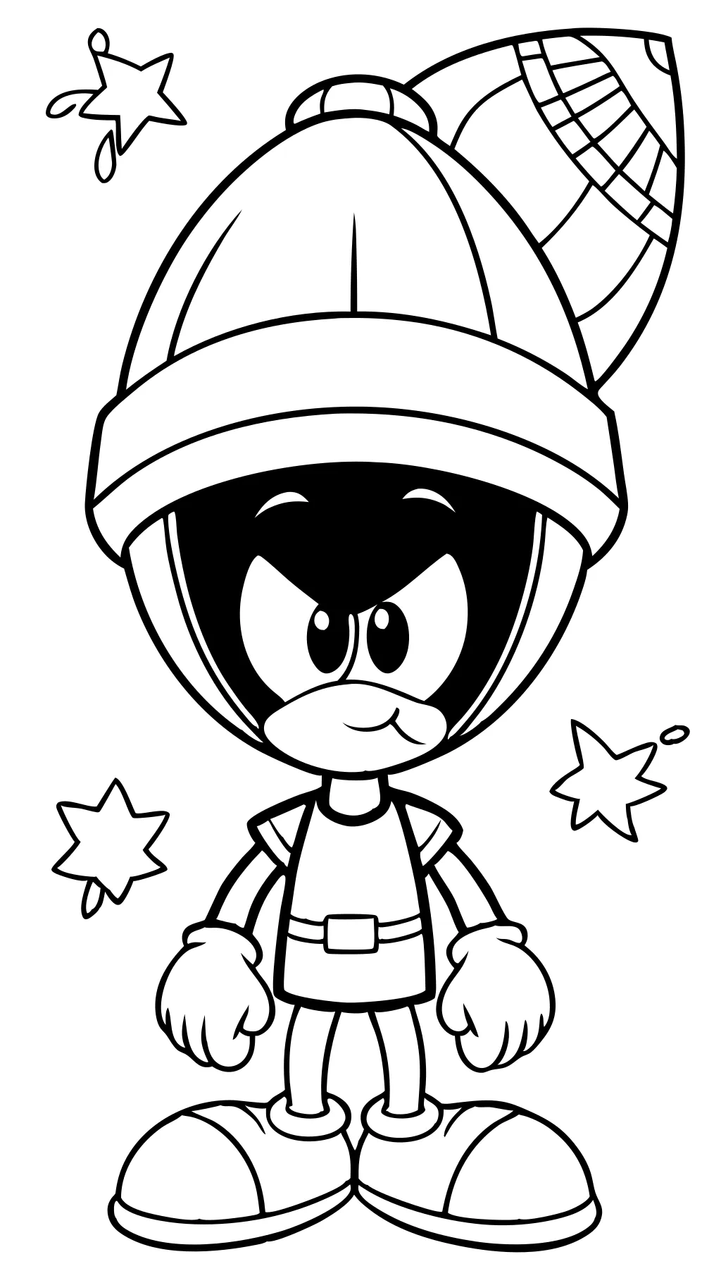 marvin the martian coloring pages